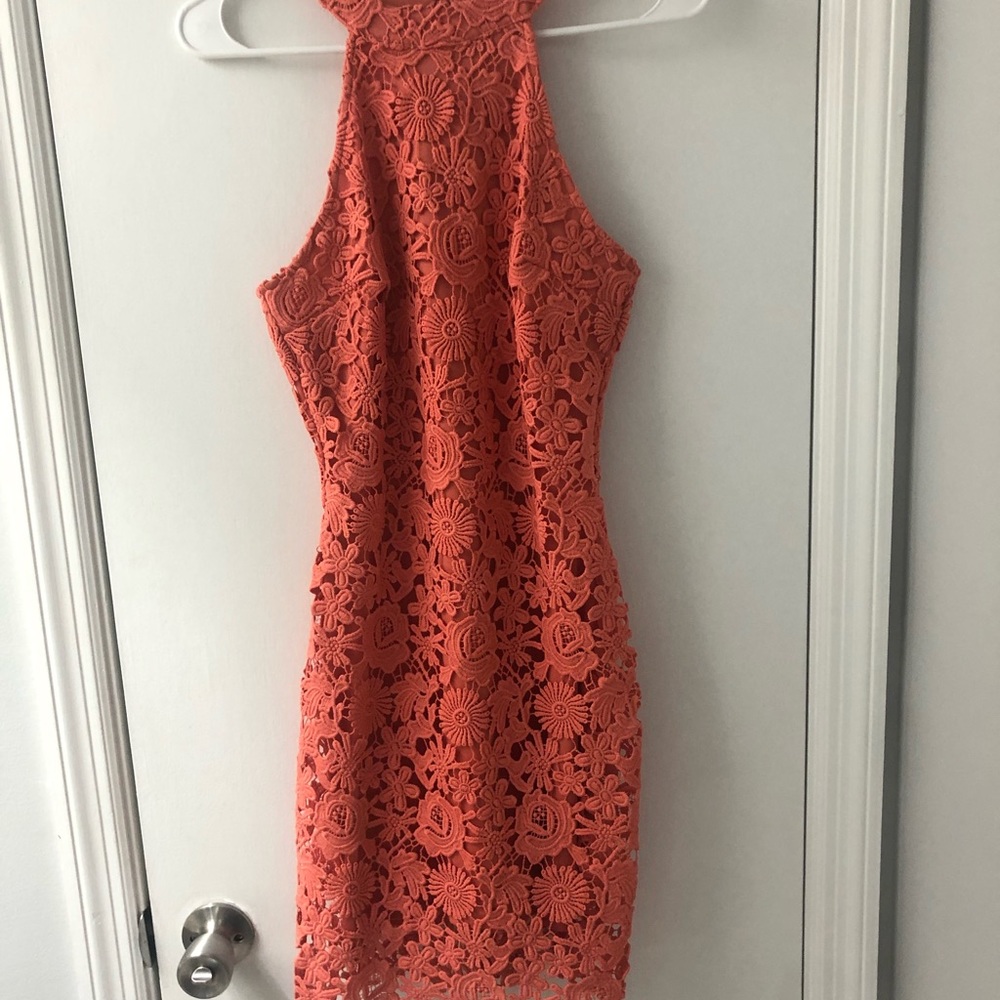 Coral Lulu’s Love Poem Dress - Picture 4 of 5